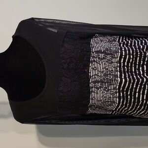 Laura long sheer sleeves